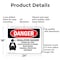 Signmission Inhalation Hazard Vapors Toxic Danger Sign, Aluminum, 24in W x 18in L, 2PK OS-2PACK-DS-A-1824-L-1375 - alternate 5